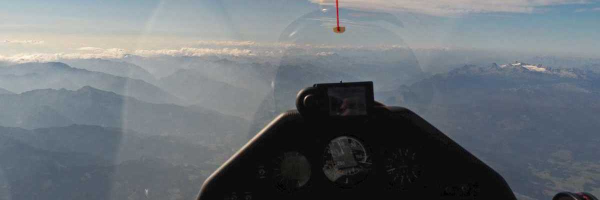 Flugwegposition um 08:31:40: Aufgenommen in der Nähe von Weißenbach an der Enns, Österreich in 2746 Meter